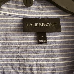 Lane Bryant long-sleeved button shirt